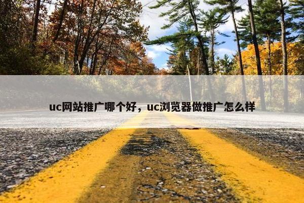uc网站推广哪个好，uc浏览器做推广怎么样