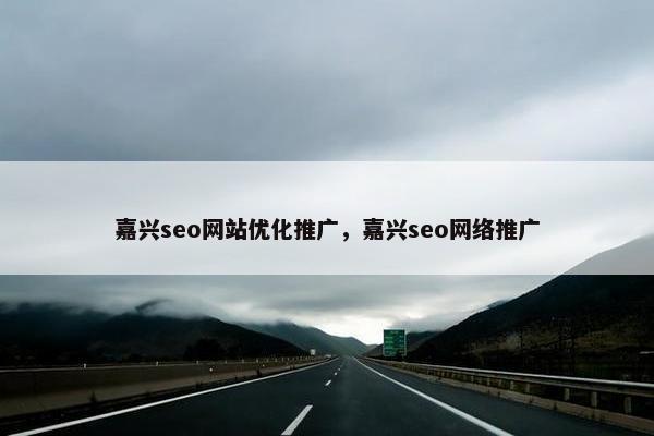嘉兴seo网站优化推广，嘉兴seo网络推广