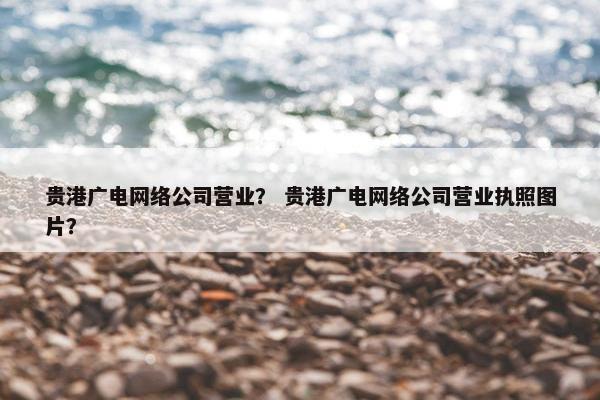 贵港广电网络公司营业？ 贵港广电网络公司营业执照图片？