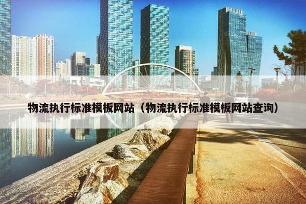 物流执行标准模板网站（物流执行标准模板网站查询）