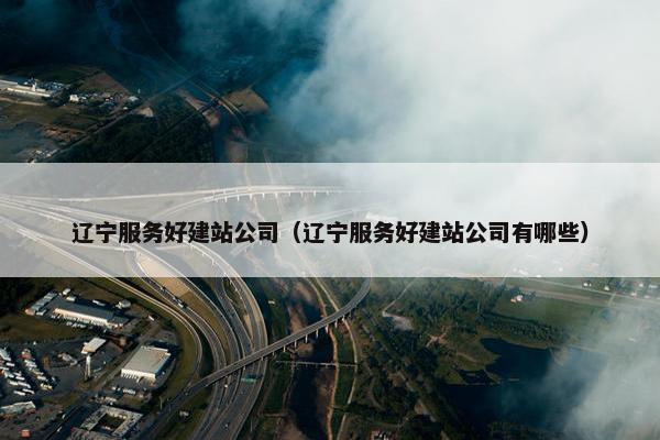 辽宁服务好建站公司（辽宁服务好建站公司有哪些）
