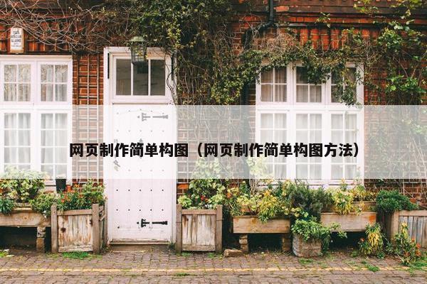网页制作简单构图（网页制作简单构图方法）