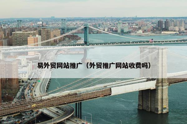 易外贸网站推广（外贸推广网站收费吗）
