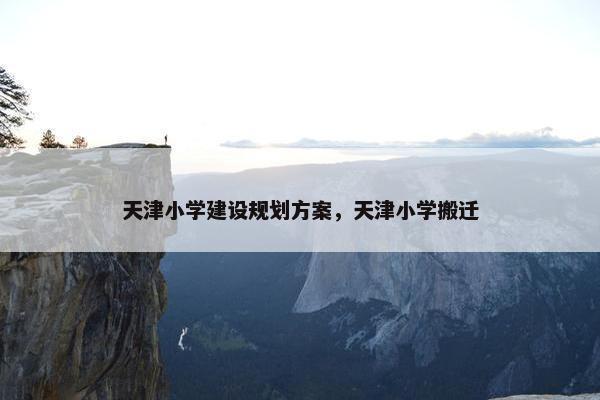 天津小学建设规划方案，天津小学搬迁